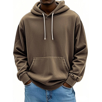 Fashionable Casual Loose Hooded Sweatshirt