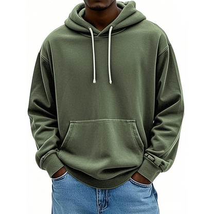 Fashionable Casual Loose Hooded Sweatshirt